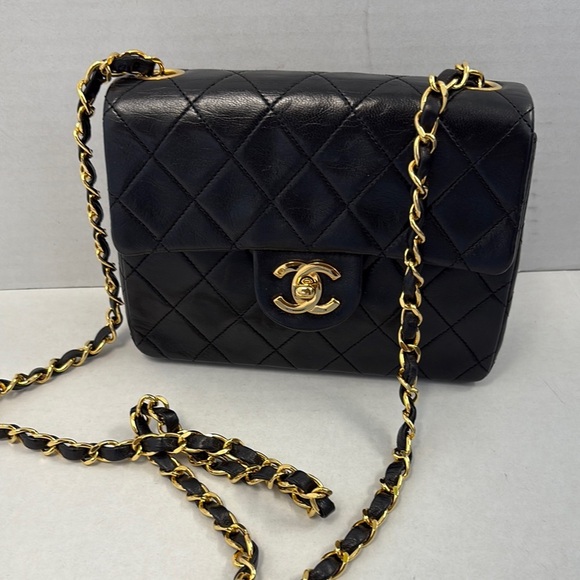 CHANEL Handbags - CHANEL Vintage Mini Square
